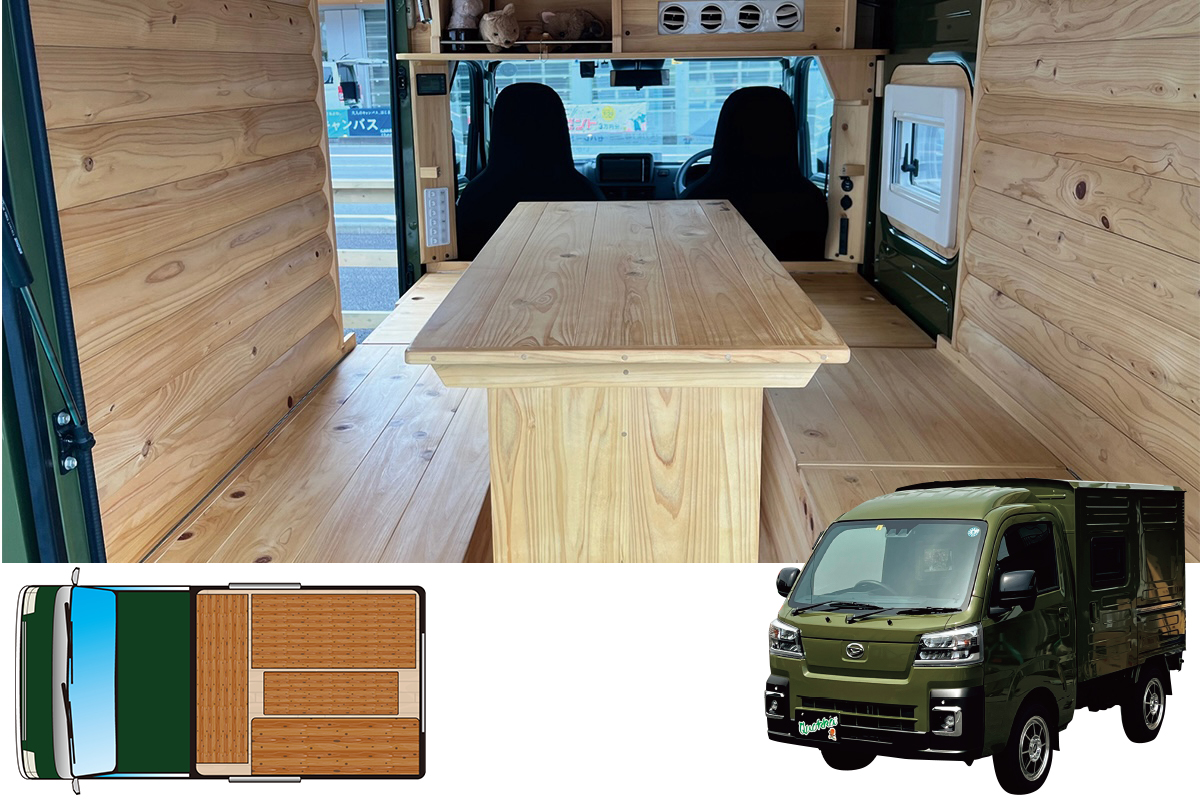 CAMPINGCAR GARDEN／ミシマダイハツ｜クオッカ｜AUTO CAMPER（オート