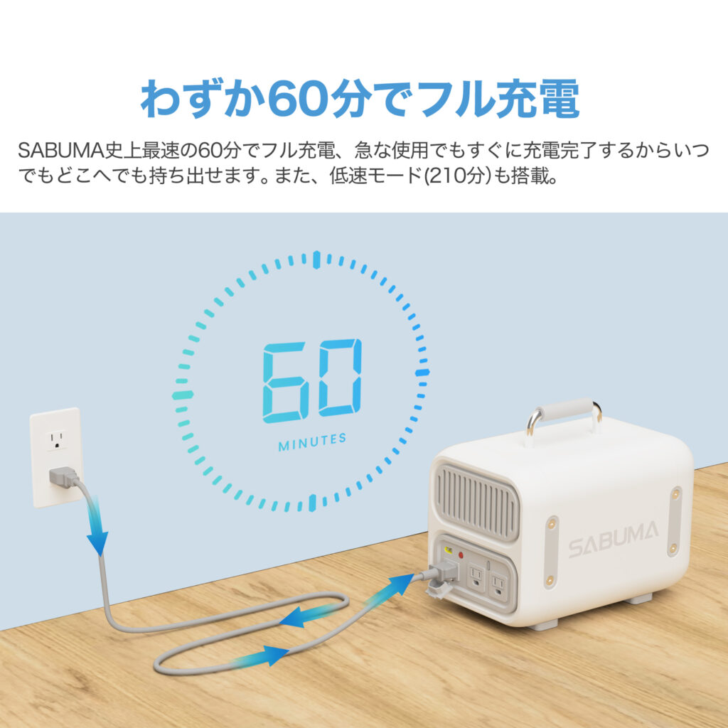SABUMAの新しいポータブル電源 「S600」の先行予約が開始！｜AUTO