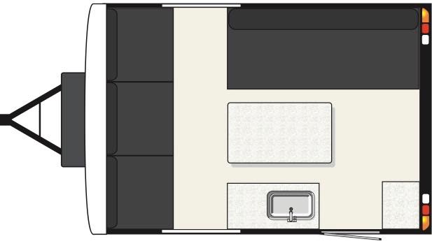 ケイワークスのトレイルワークスミニのレイアウト図