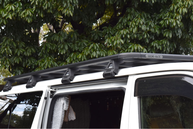 wa3チャンネルさんのハイエースのルーフラック