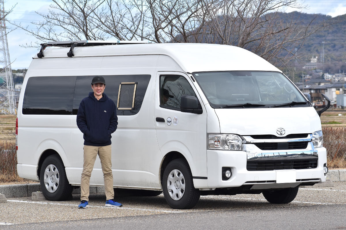 ハイエース×スキー×車中泊 「えりたろう39」さんのハイエースを見せて 