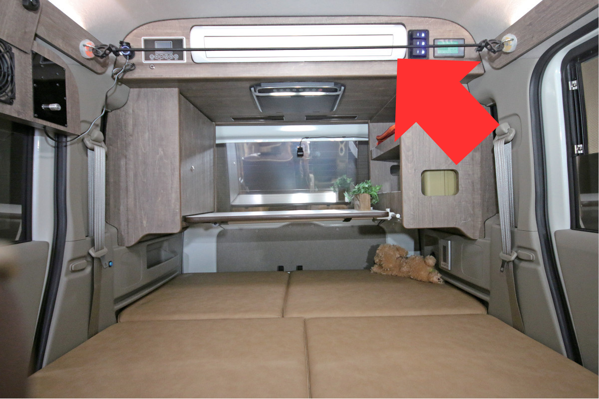 F-BOXワゴンクーラーモデル」解説。4人乗車2人就寝、ほかではあまり見