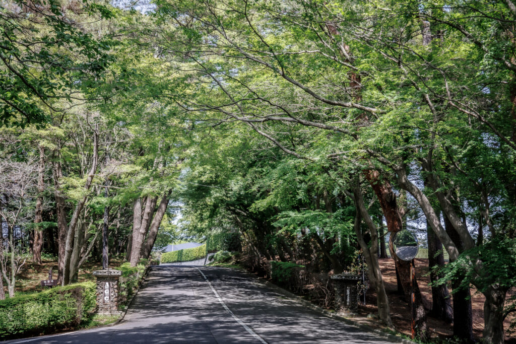 安孫子ゴルフクラブの入り口