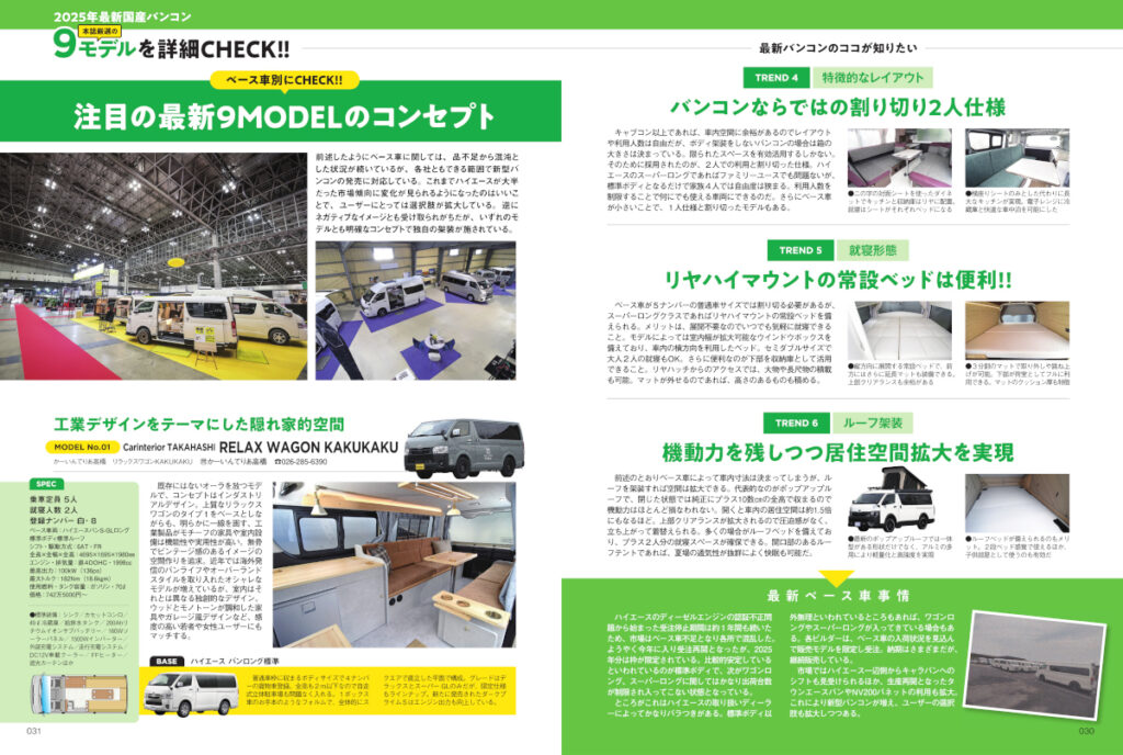オートキャンパー6月号ページ見本