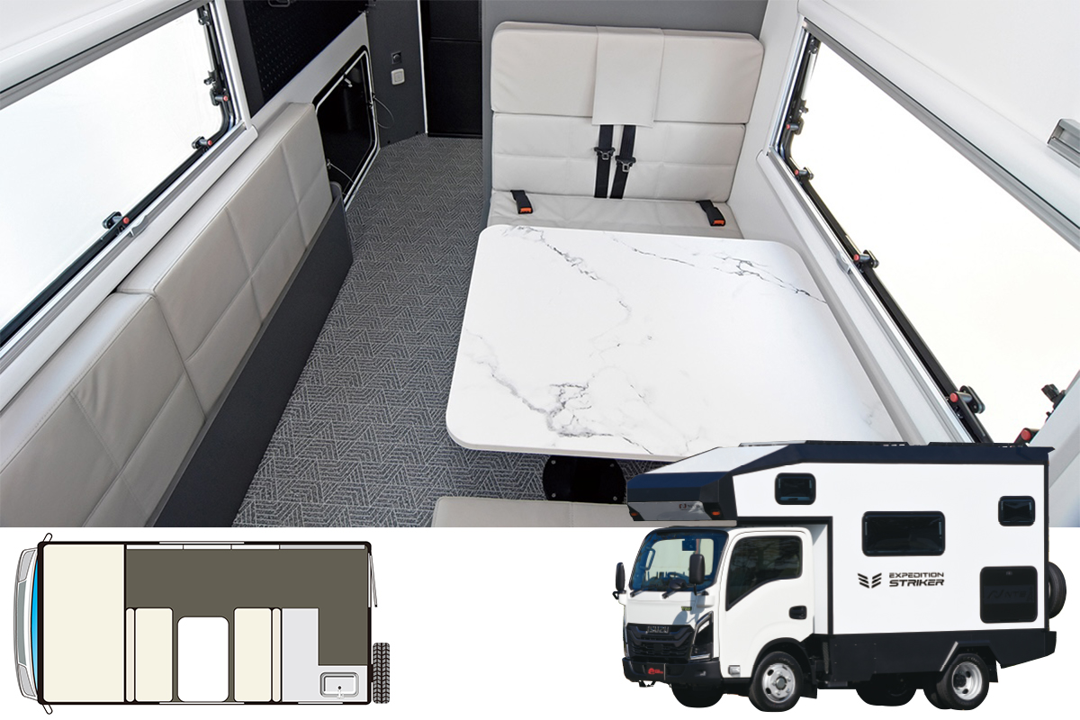 日本特種ボディー｜エクスペディション ストライカー｜AUTO CAMPER