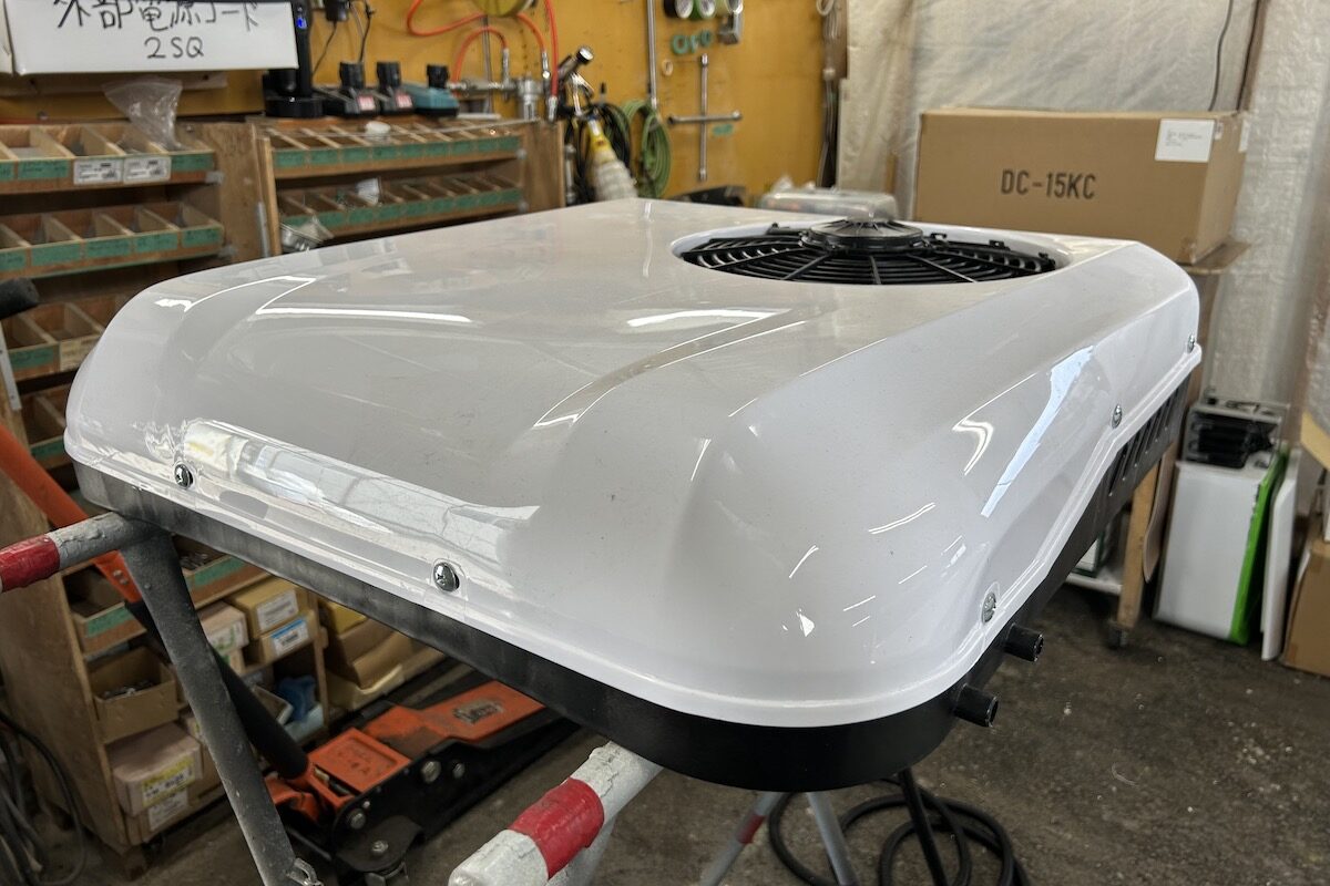 業界初！？Stage21から DC12V駆動の「エアコン」が東京